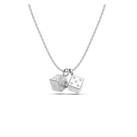 Vegas Dice Pavé Pendant