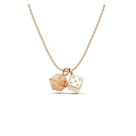 Vegas Dice Pavé Pendant