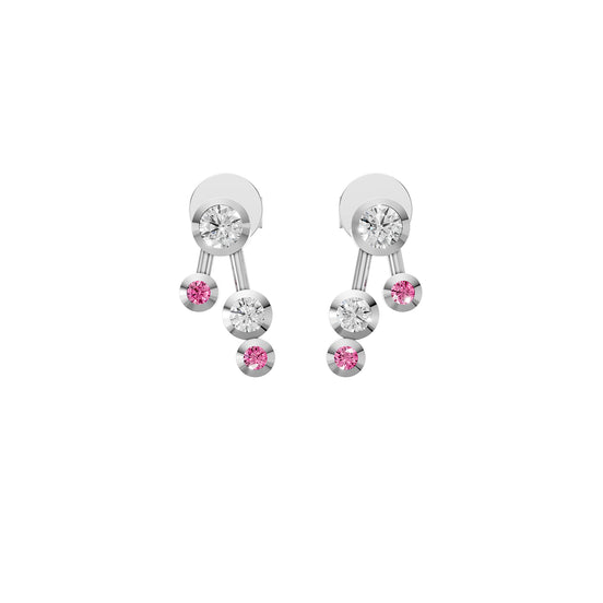 The Blush Cascade Studs