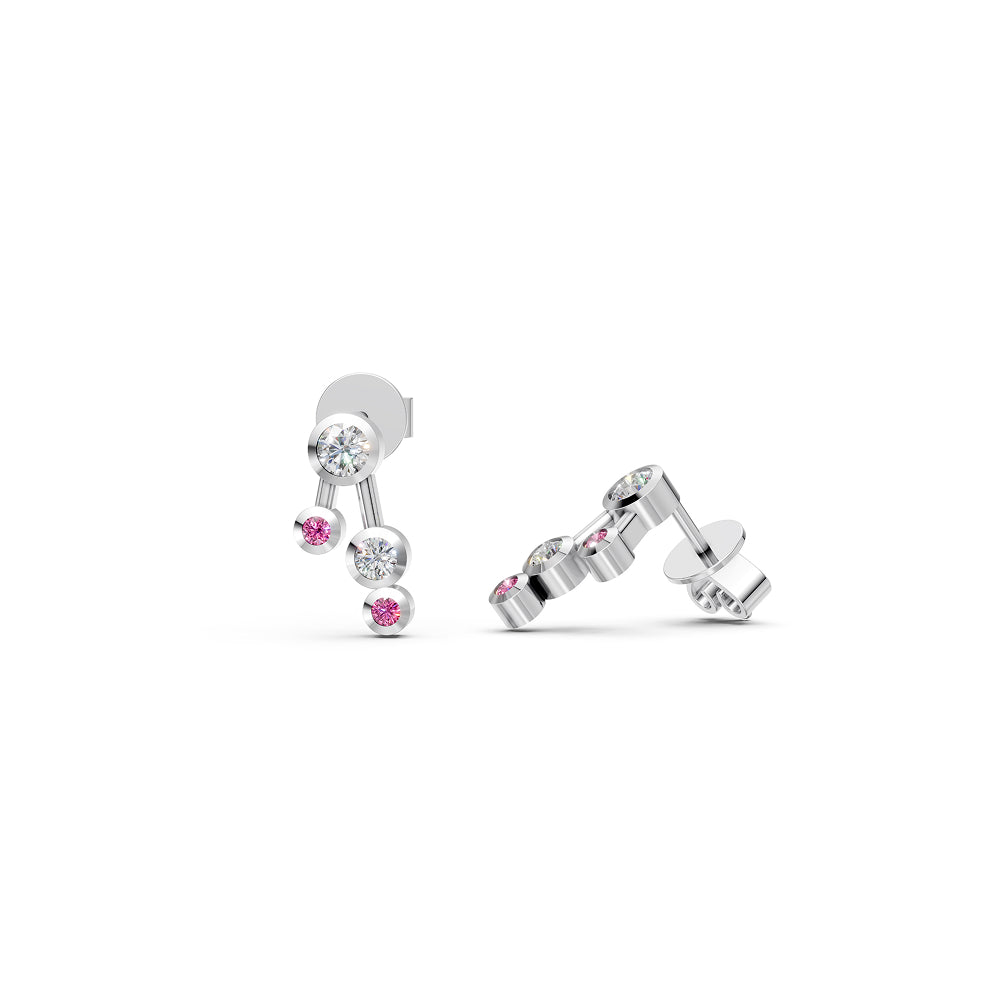 The Blush Cascade Studs
