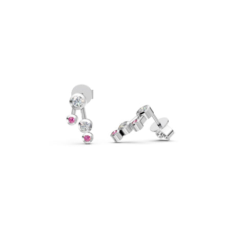 The Blush Cascade Studs