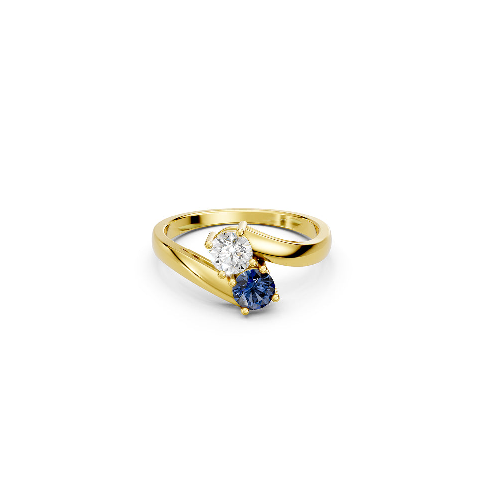 Eclipse Duet Ring