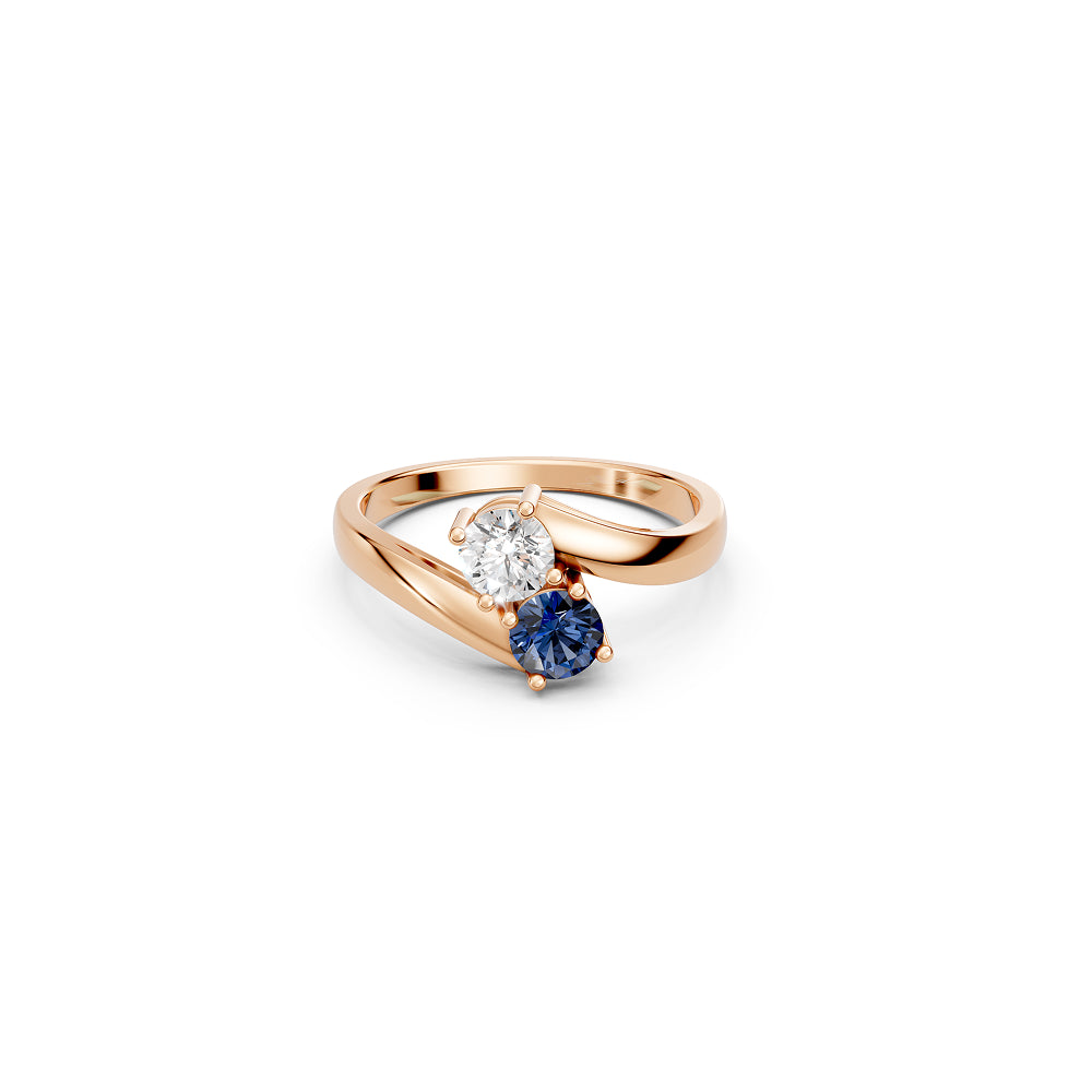 Eclipse Duet Ring