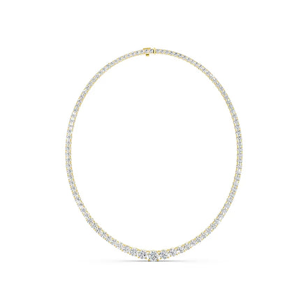 Center-Cluster Diamond Necklace