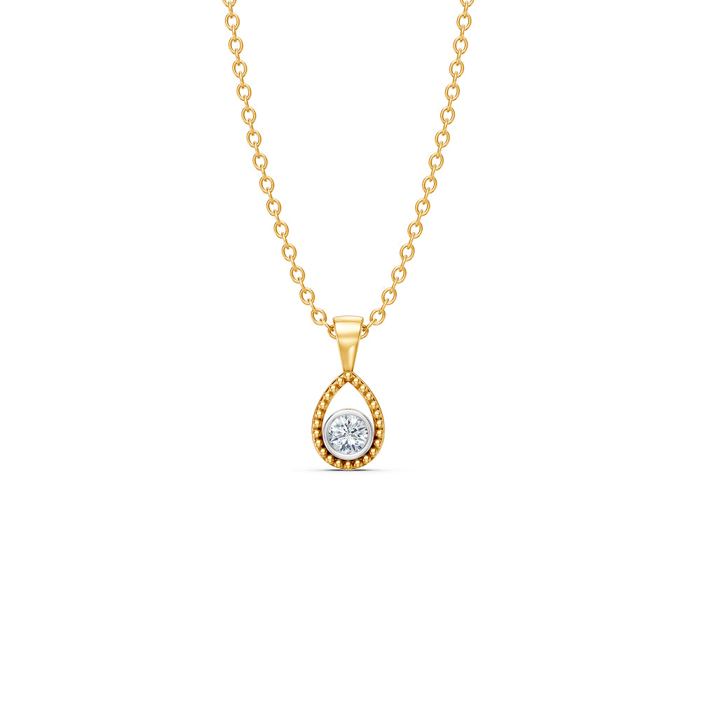 The Teardrop Halo Pendant