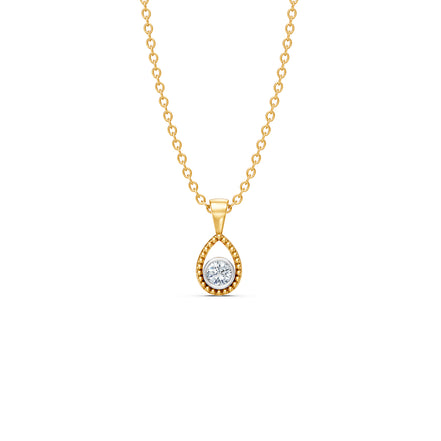 The Teardrop Halo Pendant