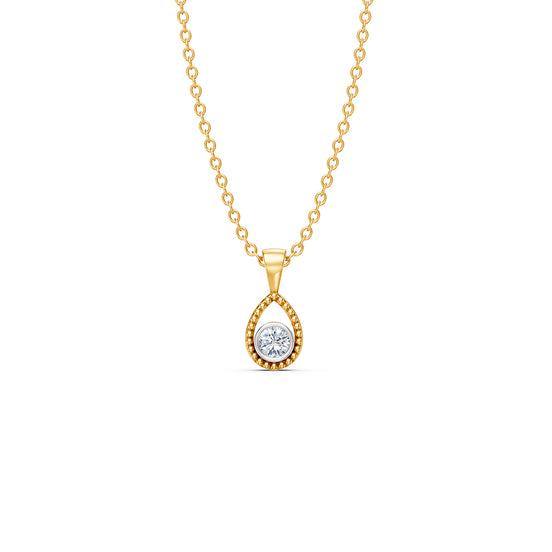 The Teardrop Halo Pendant