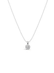 Round White Bezel Pendant