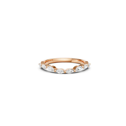 Marquise Half-eternity Ring