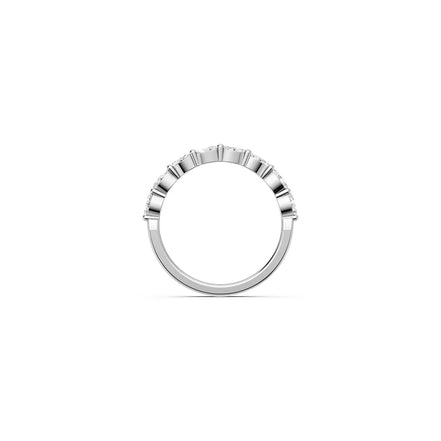 Marquise Half-eternity Ring