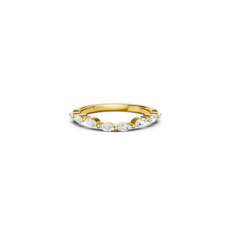 Marquise Half-eternity Ring