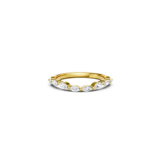 Marquise Half-eternity Ring