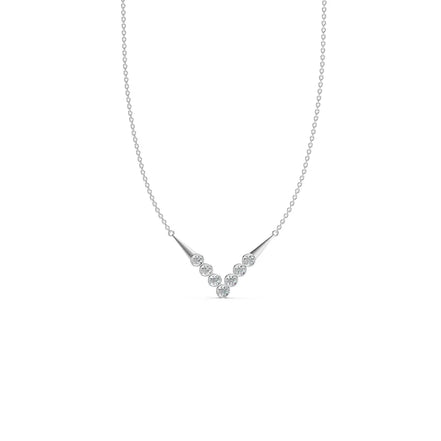 V-Cluster Diamond Pendant