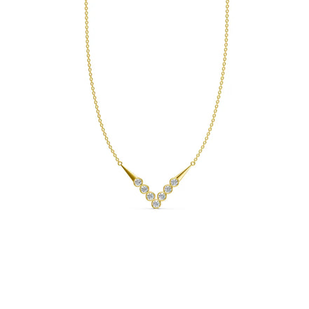 V-Cluster Diamond Pendant