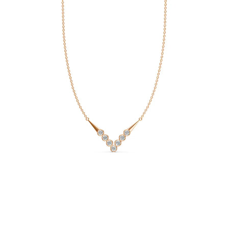 V-Cluster Diamond Pendant