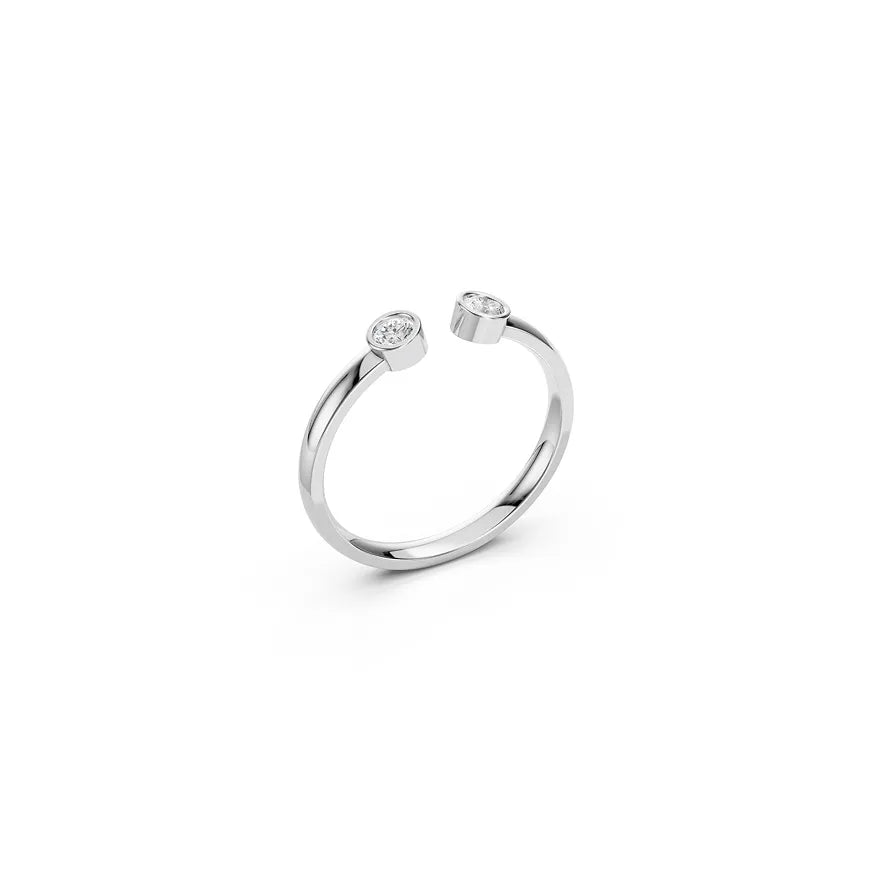 Open Round Bezel Ring