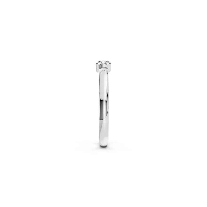 Open Round Bezel Ring