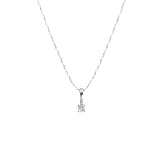 Pavé Linear Drop Pendant