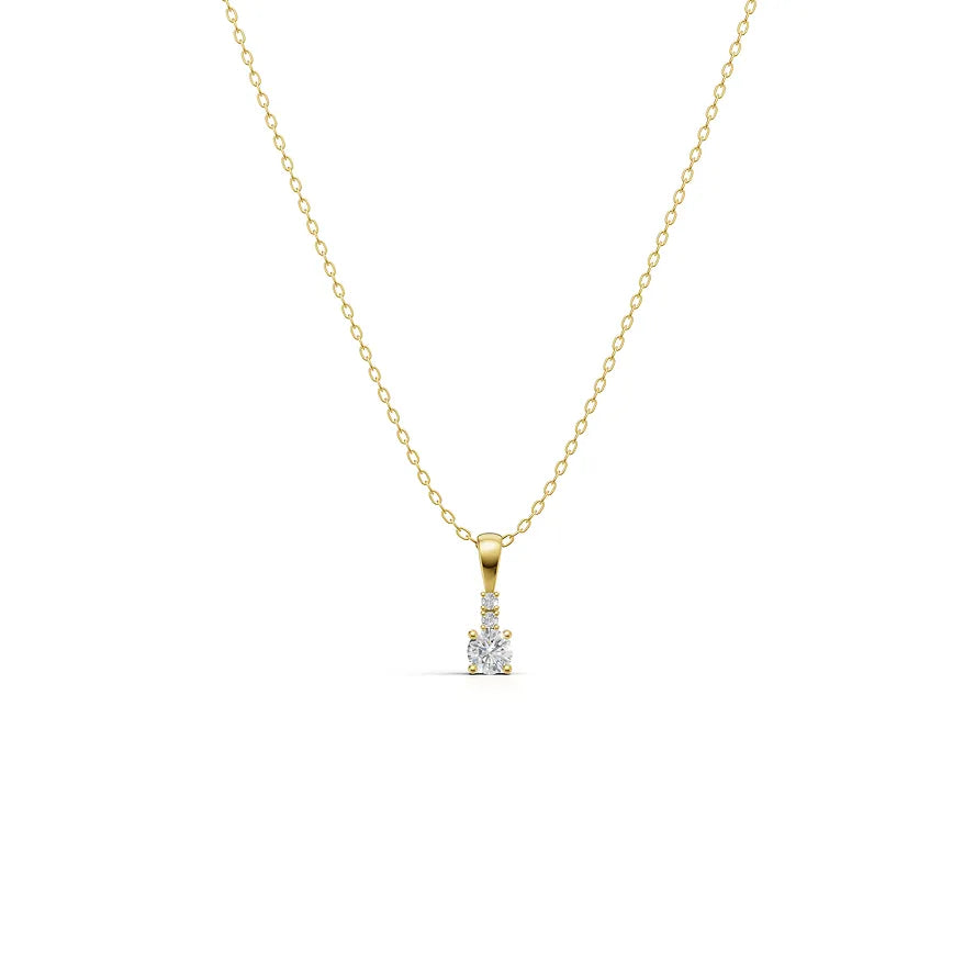 Pavé Linear Drop Pendant