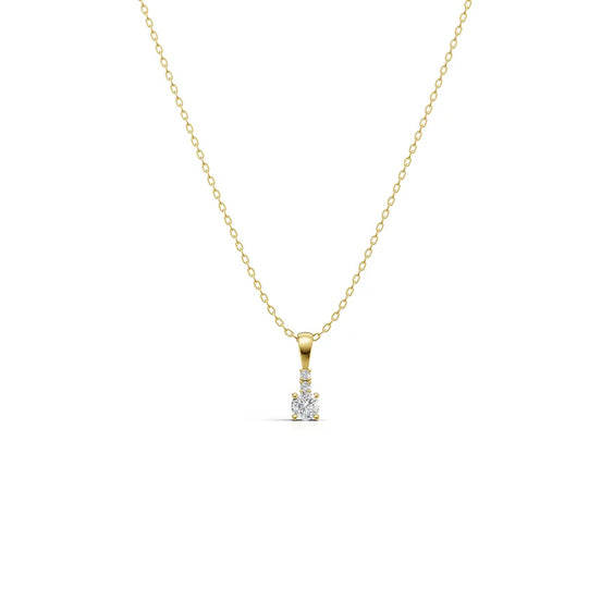 Pavé Linear Drop Pendant