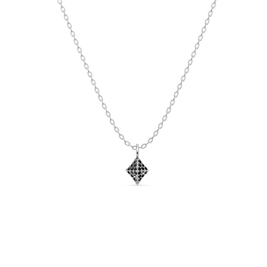 Black Pavé Diamond Pendant