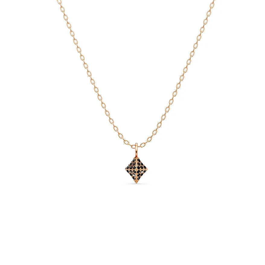 Black Pavé Diamond Pendant