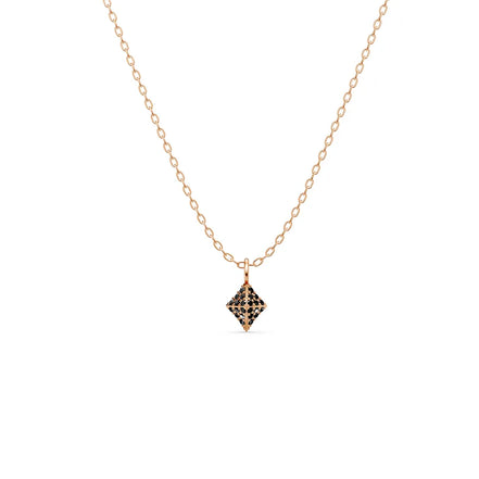 Black Pavé Diamond Pendant