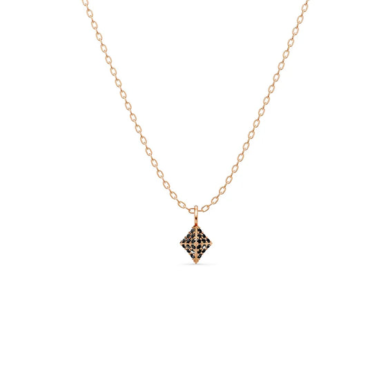 Black Pavé Diamond Pendant