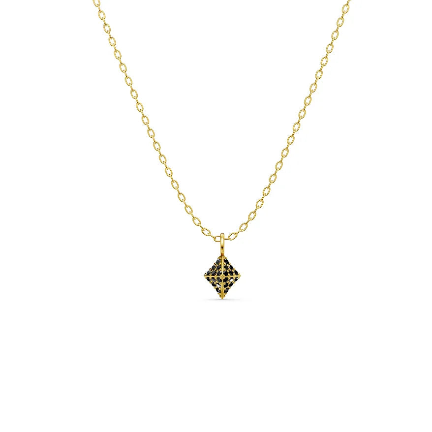 Black Pavé Diamond Pendant