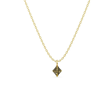 Black Pavé Diamond Pendant