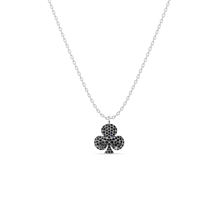 Black Pavé Club Pendant