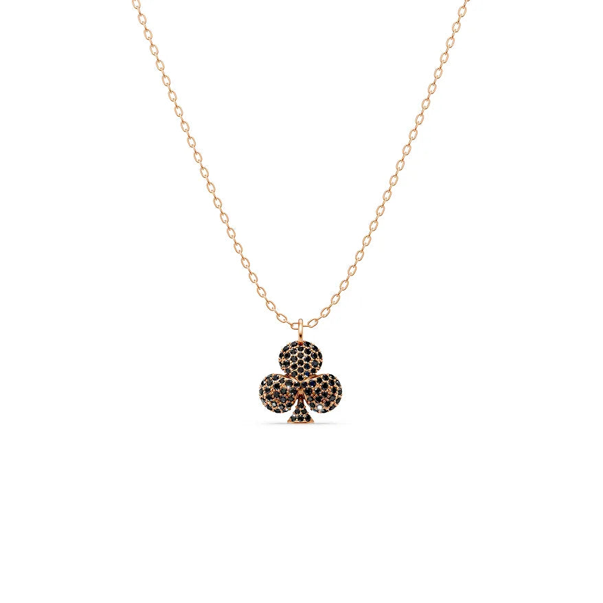 Black Pavé Club Pendant