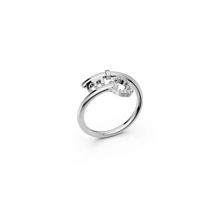 Pavé Key Ring