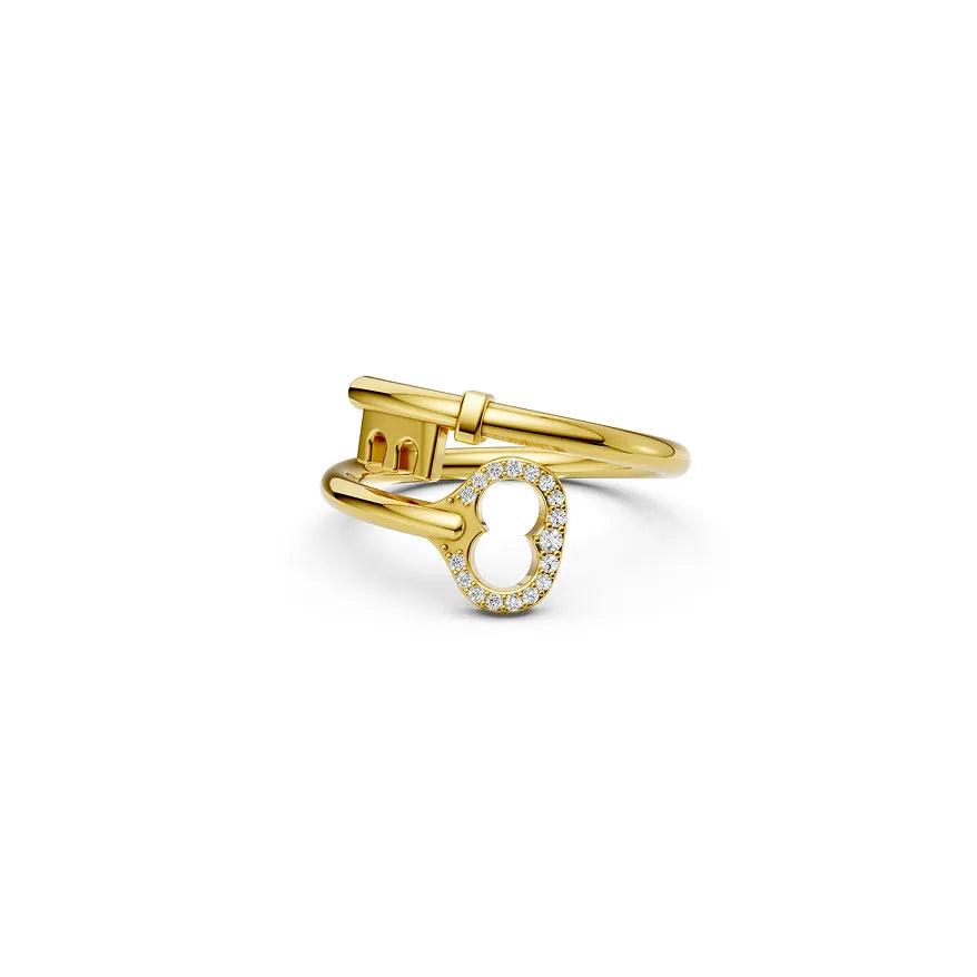 Pavé Key Ring