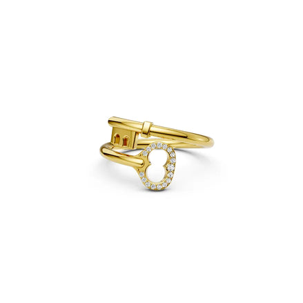 Pavé Key Ring