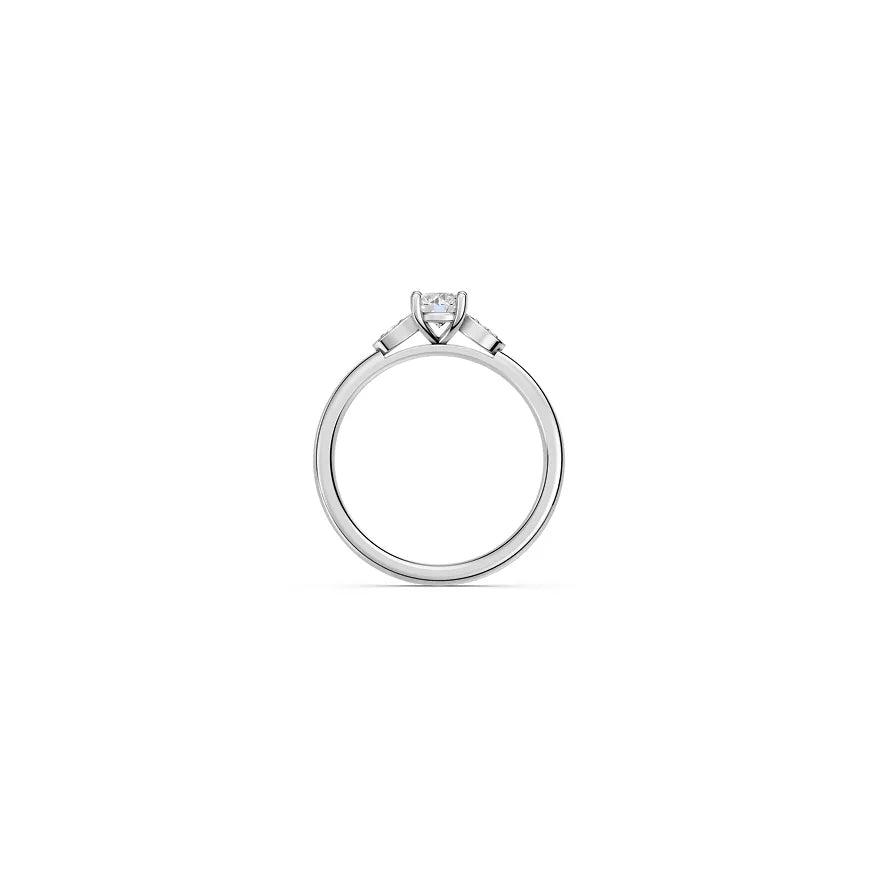Leaf Accent Solitaire