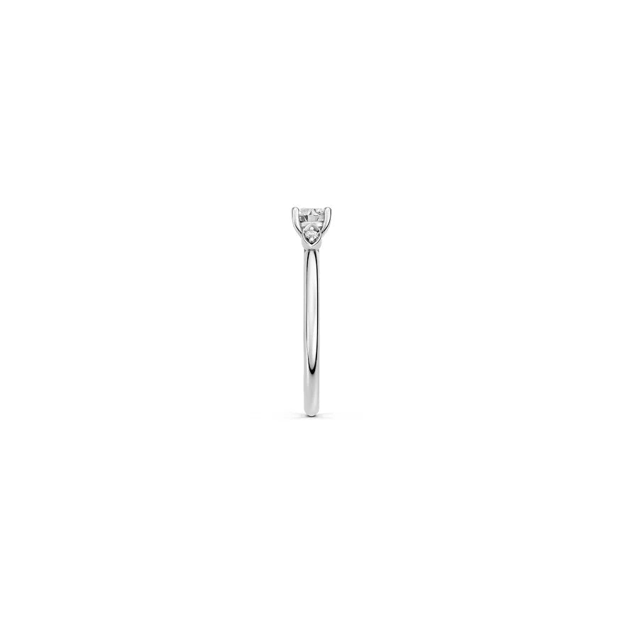 Leaf Accent Solitaire