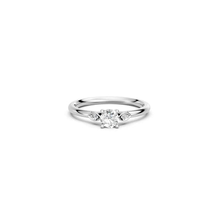 Leaf Accent Solitaire
