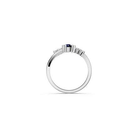 Azure Duet Ring