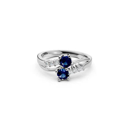 Azure Duet Ring
