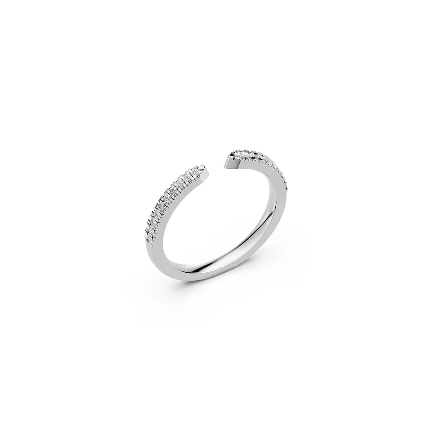 Open Cuff Diamond Ring