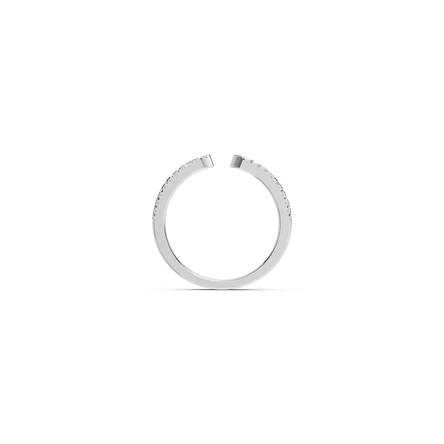 Open Cuff Diamond Ring