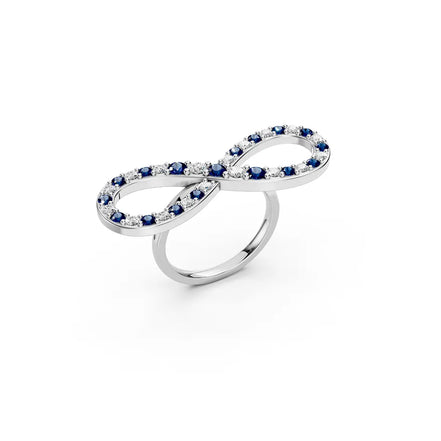 Blue & White Infinity