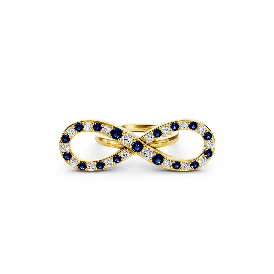 Blue & White Infinity