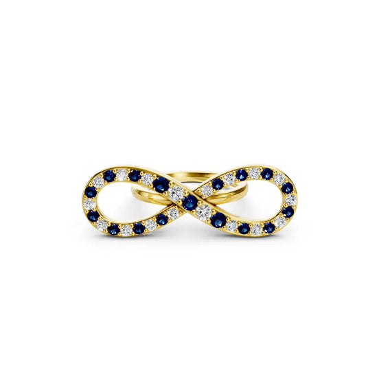 Blue & White Infinity