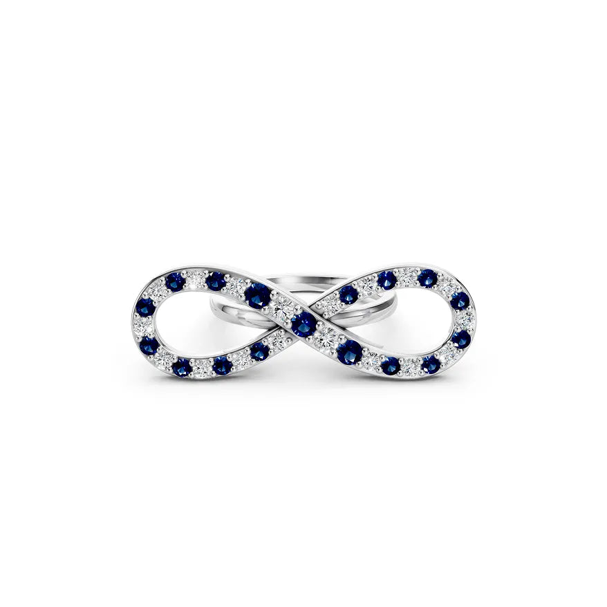 Blue & White Infinity