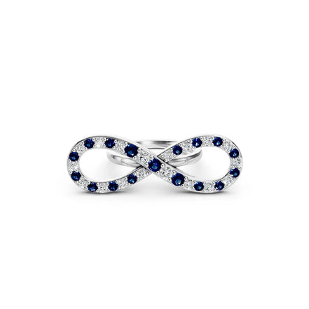 Blue & White Infinity