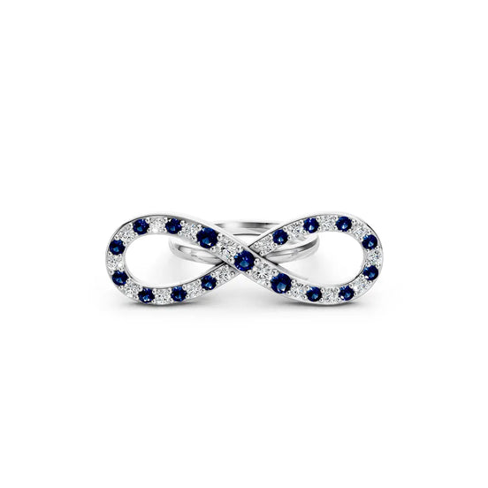 Blue & White Infinity