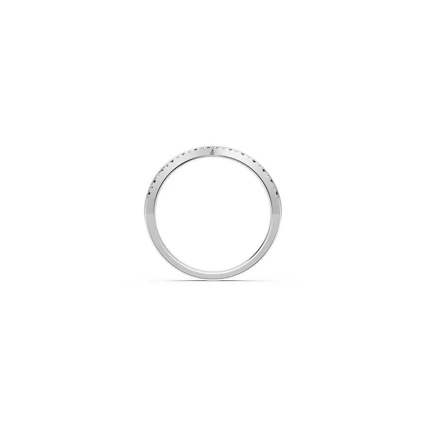 Sapphire Vesper Ring