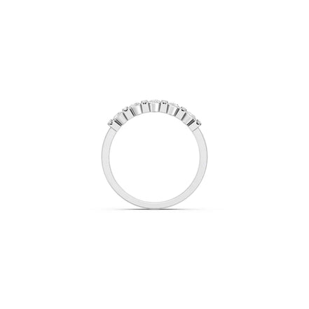 Circular Disc Diamond Band